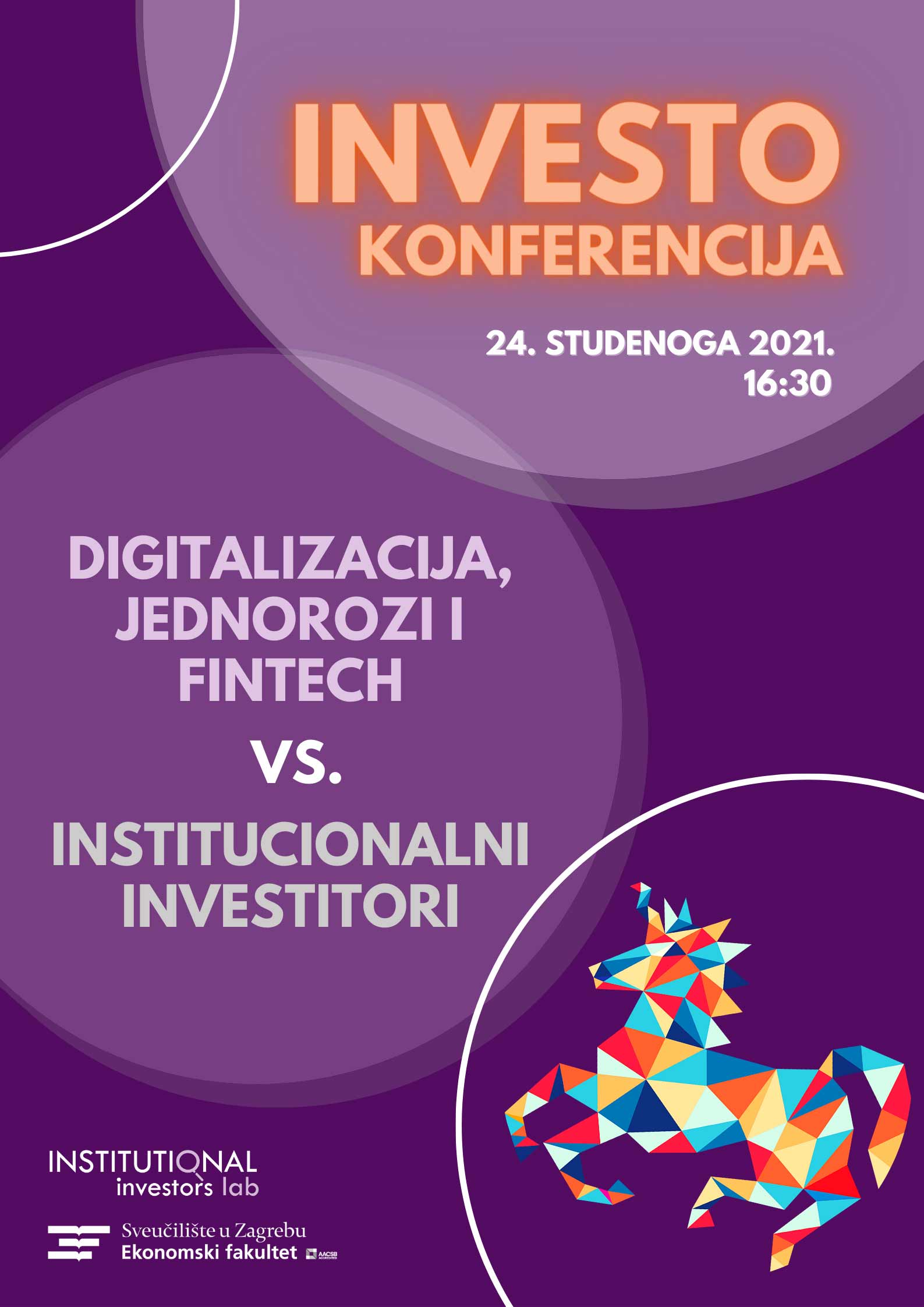 Digitalizacija, jednorozi i FinTech vs. institucionalni investitori - INVESTO 2021.