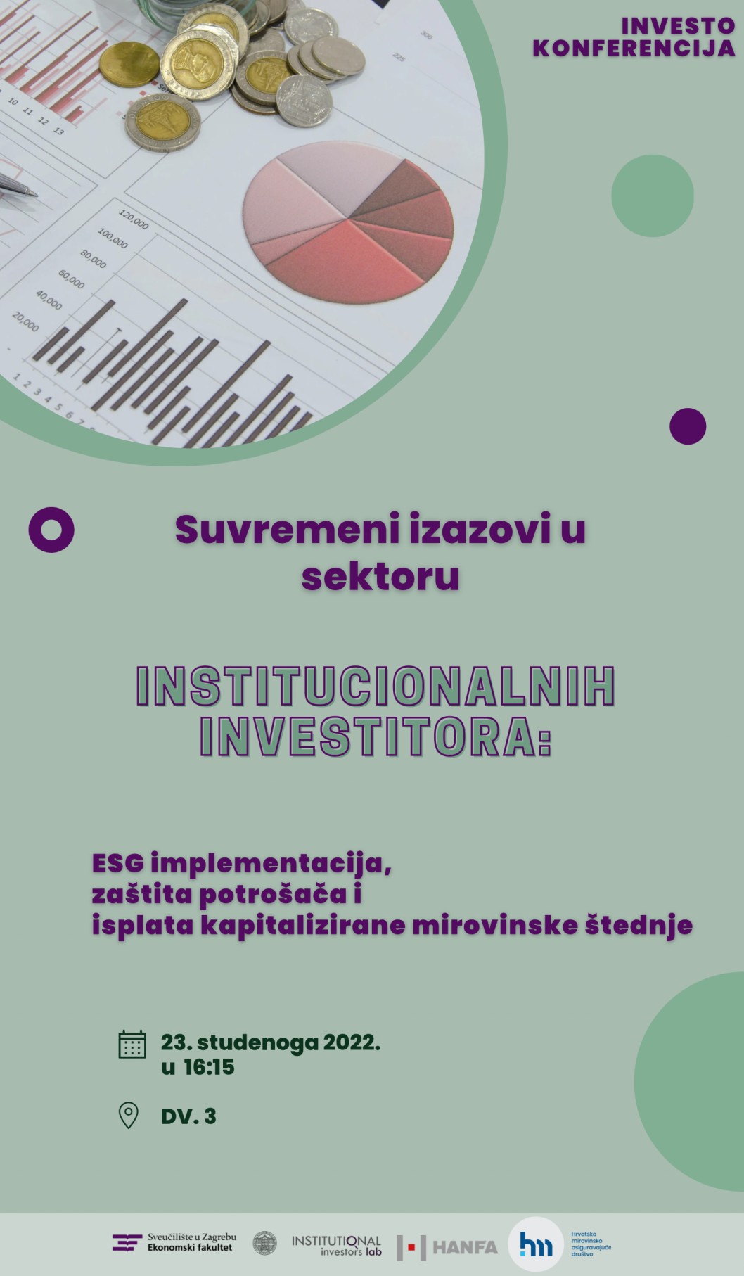 Suvremeni izazovi u sektoru Institucionalnih investitora: ESG implementacija, zaštita potrošača i isplata kapitalizirane mirovinske štednje